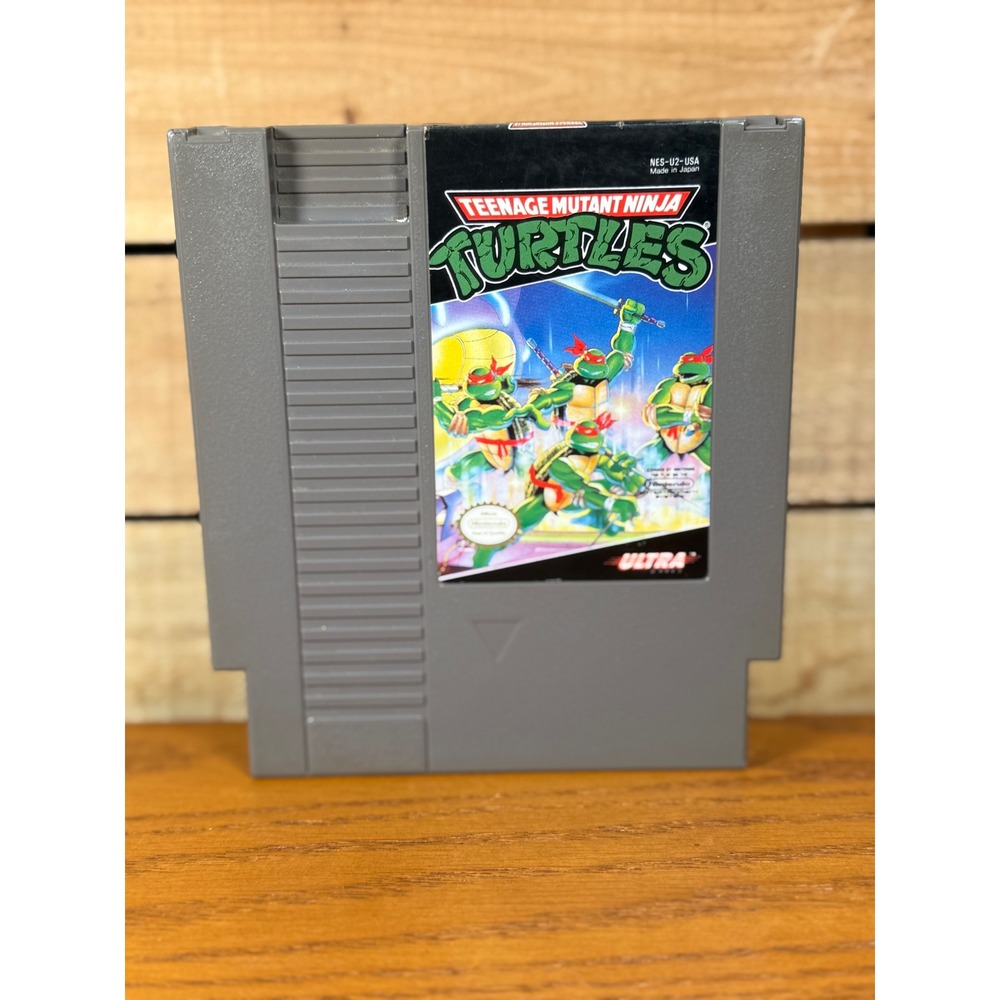 Nintendo NES Teenage Mutant Ninja Turtles NES-U2-USA Tested Working 1989